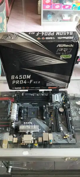 Mobo AMD AM4 Asrock B450M Pro4-f Mobo aja