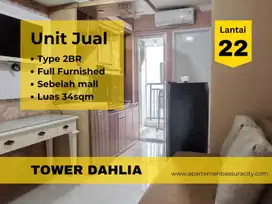 Jual 2BR furnished tower Dahlia apartemen Bassura City sebelah mall