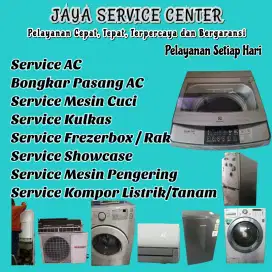 Service AC Mesin Cuci Bongkar Pasang AC Servis Kulkas Frezer Tenggilis
