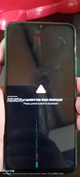 Redmi 9.  3/32. Hp mentok kya gtu ga mau msuk menu