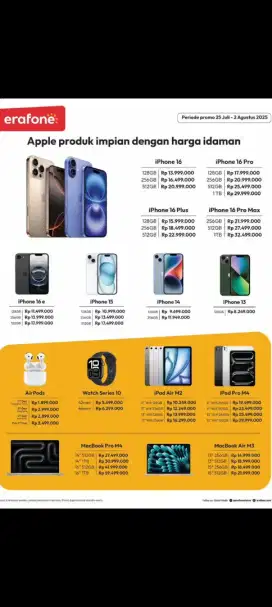 Iphone 16 128Gb promo 0% free 2x