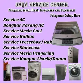 Service Mesin Cuci Kulkas Bongkar Pasang AC Servis AC Frezer Tulangan