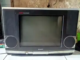 Tv tabung 21in merk sharp normal