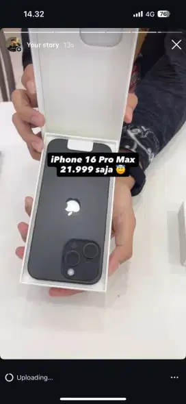 redy iphone 16 pro max bisa cicilan