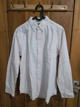 Kemeja Uniqlo Soft Pink