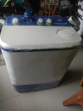 Mesin cuci 2 tabung merk Aqua japan kapasitas 8kg