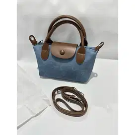 Brand New In Box Tas Denim Mix Brown Longcampp