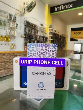 TECNO CAMON 40 8/256 promo+bonus cash & credit garansi Resmi