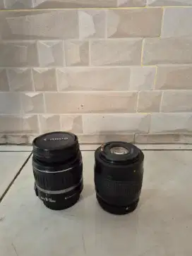 Dijual Lensa canon EF-S 18-55mm + canon lensa EF 28-80mm - Second