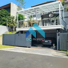 Hitung tanah rumah mewah split level Setra duta bandung