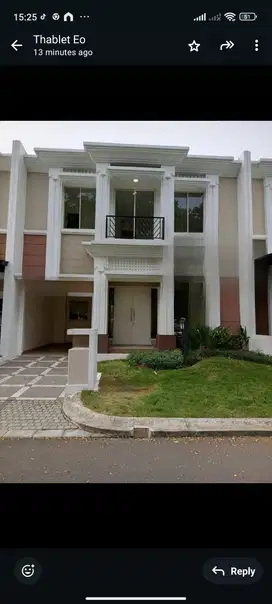 Di Jual Rumah Cluster Flamingo Summarecon Serpong Gading Serpong