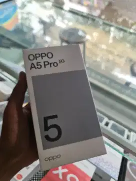 New oppo A5 pro 5G ram8/256 garansi resmi 1 tahun