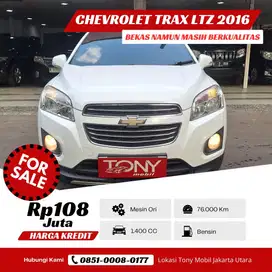 Sunroof Chevrolet Trax Turbo AT 2016 Putih