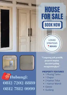 Rumah di Jual cepat bekasi barat