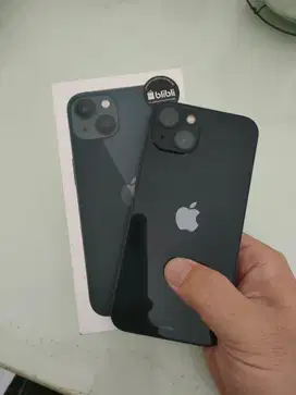 iPhone 13 128 Gb Hitam On Garansi Oktober 2025 iBox
