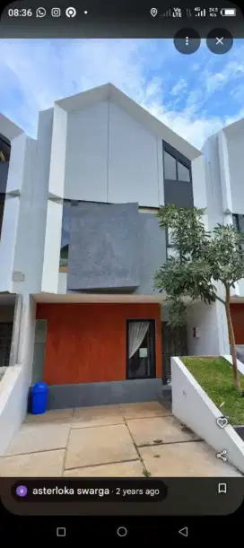 Disewakan rumah 2 lantai diswarga asterloka Bintaro