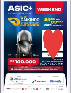 Sale Tiket GIIAS Weekend 2025