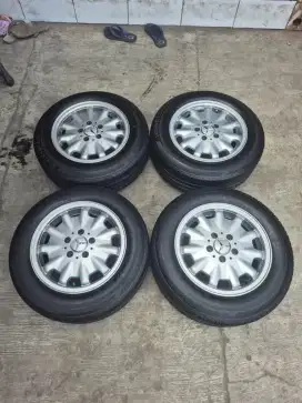 Velg oem mercy R15 pcd 5×112 lebar 7 et30 plus ban..4pcs