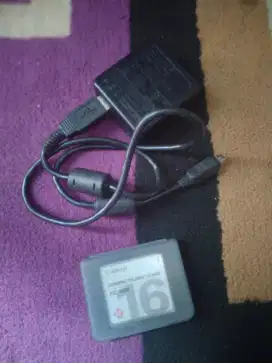 Charger olympus + Compact flash card