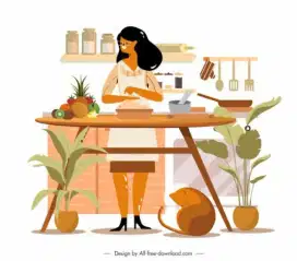 Dicari yang Serius untuk kerja: Masak, Cuci baju newborn dan gosok