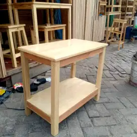 Meja Kayu Mahoni Like New