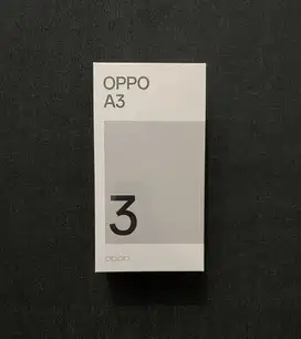Oppo A3 8/128 New Baru Segel Resmi Garansi 1 Tahun