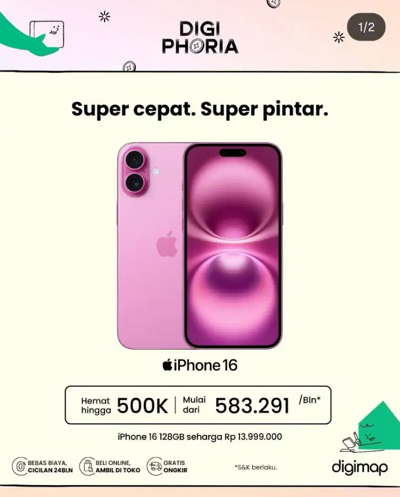 IPHONE 16 128 PINK
