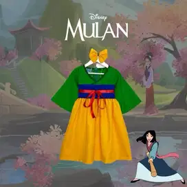 Preloved Baju Karakter Kostum Cosplay Disney Mulan 4 tahun