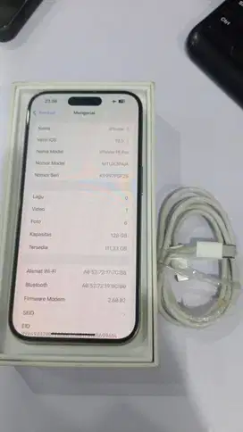 IPHONE 15 PRO 128 GB RESMI IBOX FULLSET