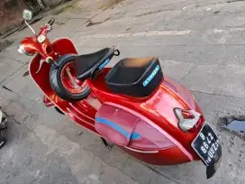 Vespa super merah 1978 150cc rostorasi