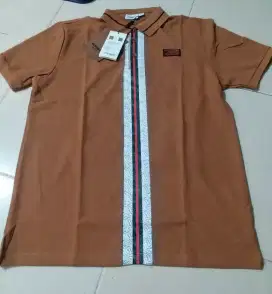 Kaos Kerah Burberry Original Size L (LD 110) Baru Fulltag