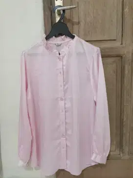 Kemeja Soft Pink