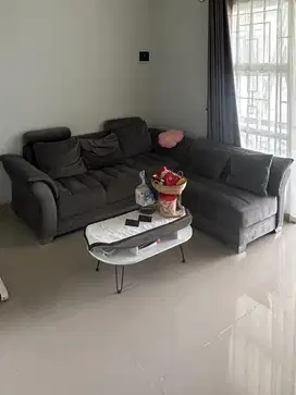 dijual sofa minimalis 1 set dengan meja