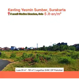 Tanah Murah Solo, 2 menit SMK Negeri 4 Surakarta: Luas 91 m2, SHM