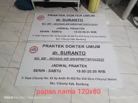 Plang nama dokter