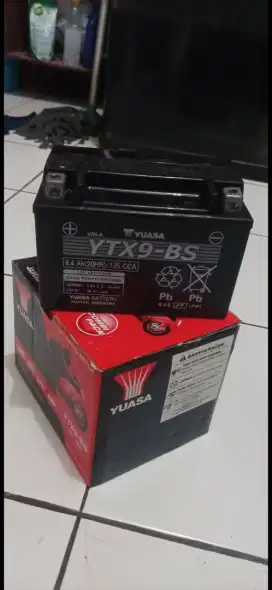 Part Aki merk Yuasa masih baru buat ninja atau motor cc besar