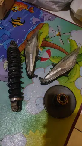 Shockbreaker Belakang Sliding Sheave Pully Belakang Beat Karbu