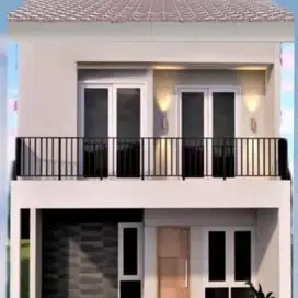 Rumah 2 lantai Bintara bebas banjir dekat pondok kopi