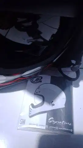 Helm full face Signature XL  BARONG/RANS SUPER BLACK