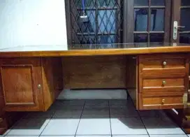 Meja Kantor Kayu Jati