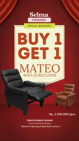 Buy 1 Get 1 via home credit