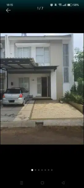 Dijual Rumah Semi Furnished Lokasis Strategis di Cluster Vista 1