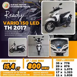 BISA CASH KREDIT HONDA VARIO 150 LED OLD TH 2017 MULUS BERGARANSI