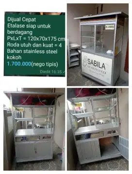 JUAL SANTAI ETALASE