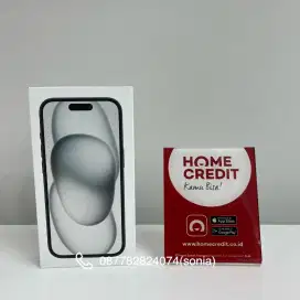 Cicilan 0% iPhone 15 128GB bebas 2 kali angsuran home credit