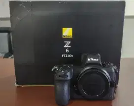Kamera Mirroless Fullframe Nikon Z6 Body Only No Vignet Fullset Box