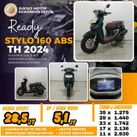 ISTIMEWA HONDA STYLO 160 ABS TH 2024 BISA CASH KREDIT ADA GARANSI