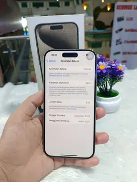 IPHONE 15 PRO 128GB SECOND INDO