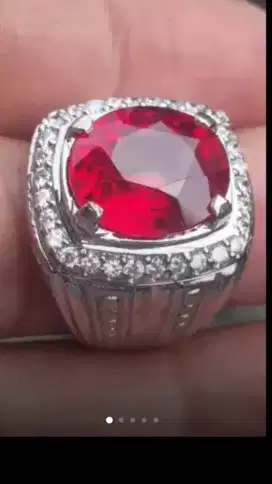 Jual Batu Cincin Permata Red Delima Pigeon Ruby Cutting