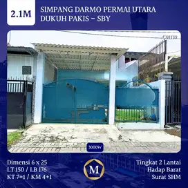 Rumah Simpang Darmo Permai Utara dkt Pakuwon Mall HR Muhammad Tol